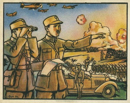 1938 Horrors of War Chiang Kai-Shek Commanding His Troops #131 Non-Sports Card