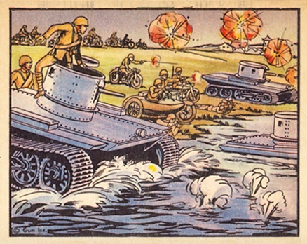 1938 Horrors of War Chinese Motorized Unit With Amphibious Tasks #132 Non-Sports Card