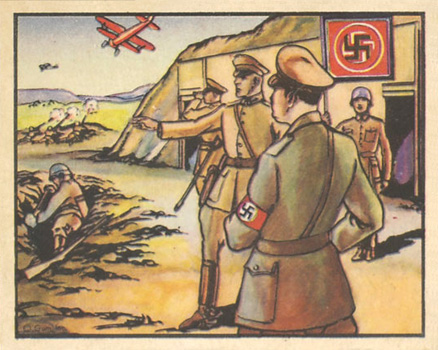 1938 Horrors of War Hitler's Border Tour Raises War Scare #277 Non-Sports Card