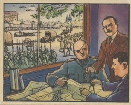 1938 Horrors of War Premier Hodza Confers With Army Heads Over War #287 Non-Sports Card