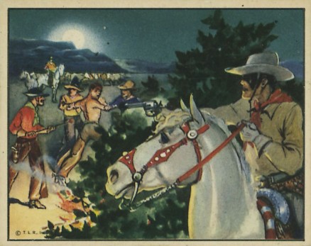1940 Gum Inc. Lone Ranger Midnight Branding Party #27 Non-Sports Card