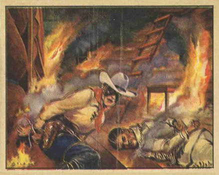 1940 Gum Inc. Lone Ranger Fire Trap #34 Non-Sports Card