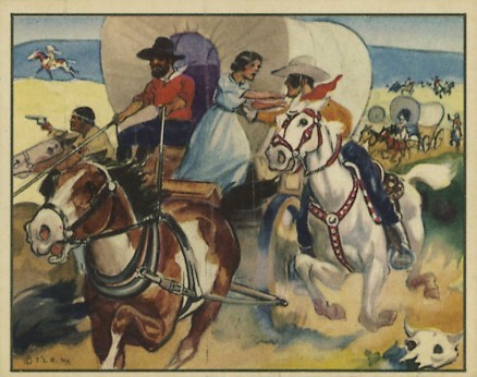 1940 Gum Inc. Lone Ranger The Rescue Of The Wagon Train #47 Non-Sports Card