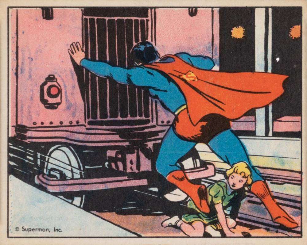 1940 Superman Panic In The Subway #15 Non-Sports Card