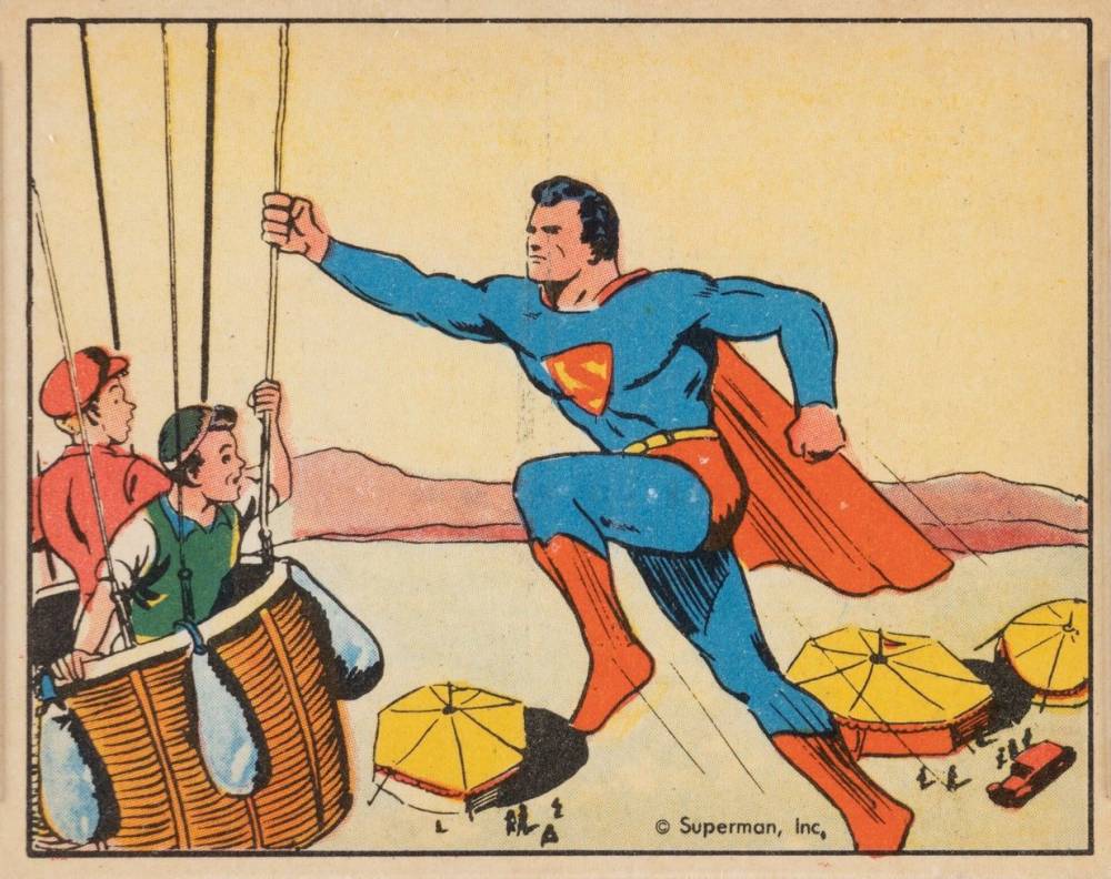 1940 Superman Trapped In The Air #25 Non-Sports Card