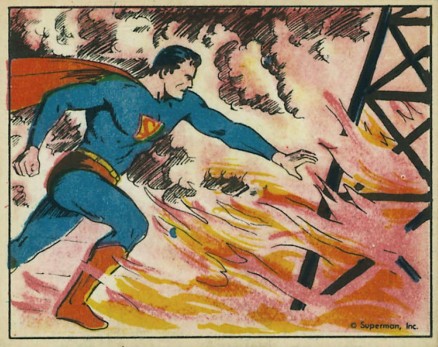 1940 Superman Peril In The Oil Fields #34 Non-Sports Card