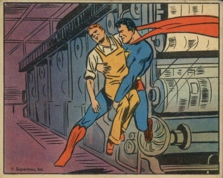 1940 Superman Peril In The Presses #62 Non-Sports Card