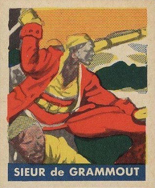 1948 Leaf Pirate Cards Sieur de Grammout #16 Non-Sports Card