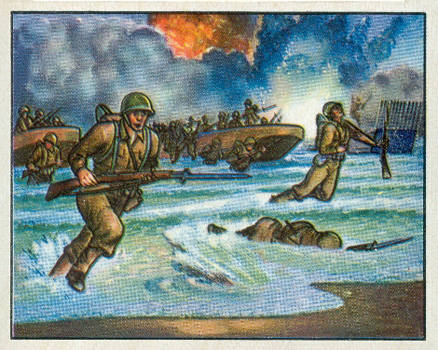 1951 Red Menace Landing At Inchon #6 Non-Sports Card