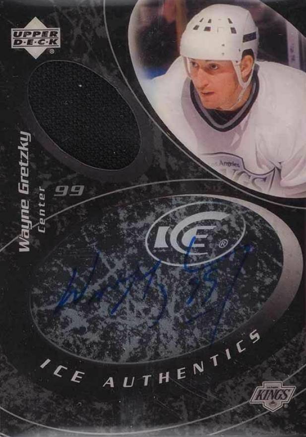 2003 Upper Deck Ice Authentics Wayne Gretzky #IA-WG Hockey Card