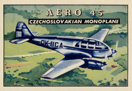 1952 Topps Wings Aero 45 #180 Non-Sports Card