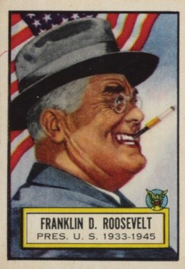 1952 Look 'N See Franklin D. Roosevelt #1 Non-Sports Card
