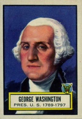 1952 Look 'N See George Washington #9 Non-Sports Card