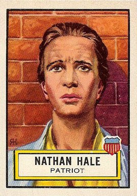 1952 Look 'N See Nathan Hale #11 Non-Sports Card