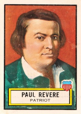 1952 Look 'N See Paul Revere #16 Non-Sports Card