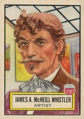 1952 Look 'N See James A. McNeil Whistler #23 Non-Sports Card