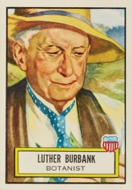 1952 Look 'N See Luther Burbank #27 Non-Sports Card