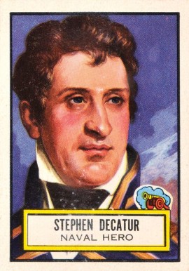 1952 Look 'N See Stephen Decatur #38 Non-Sports Card