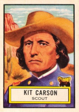 1952 Look 'N See Kit Carson #53 Non-Sports Card