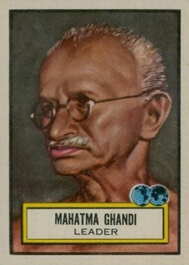 1952 Look 'N See Mahatma Ghandi #65 Non-Sports Card