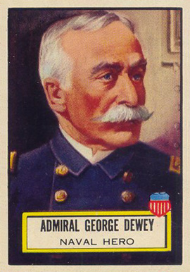 1952 Look 'N See Admiral George Dewey #93 Non-Sports Card