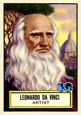 1952 Look 'N See Leonardo Da Vinci #105 Non-Sports Card