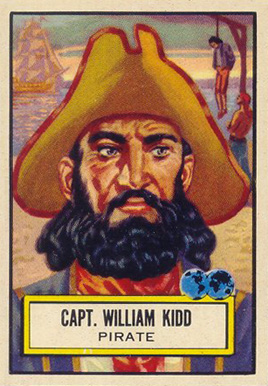 1952 Look 'N See Capt. William Kidd #122 Non-Sports Card