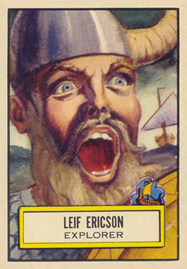 1952 Look 'N See Leif Ericson #126 Non-Sports Card