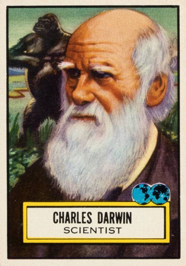 1952 Look 'N See Charles Darwin #124 Non-Sports Card