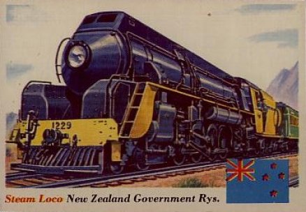 1955 Topps Rails & Sails Steam Loco #18 Non-Sports Card