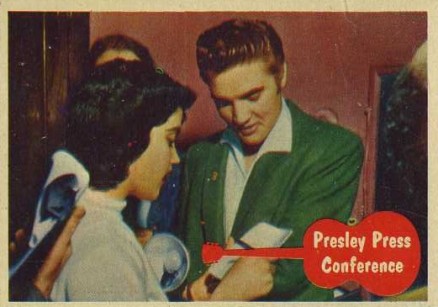1956 Elvis Presley Pressley Press Conference #7 Non-Sports Card