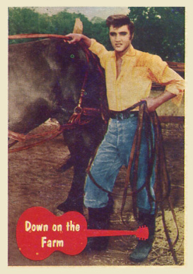 1956 Elvis Presley Down on the Farm #14 Non-Sports Card