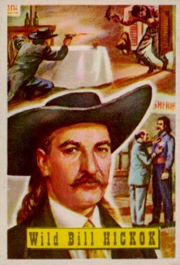 1956  Round-Up Wild Bill Hickok #1 Non-Sports Card