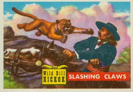 1956  Round-Up Slashing Claws #3 Non-Sports Card