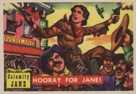 1956  Round-Up Hooray for Jane #16 Non-Sports Card