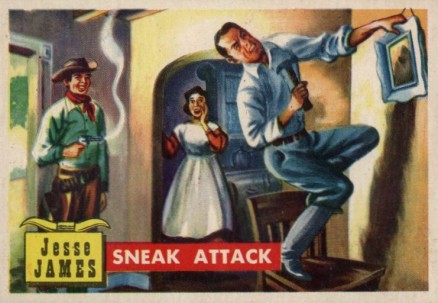 1956  Round-Up Sneak Attack #60 Non-Sports Card