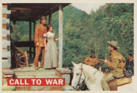 1956 Davy Crockett Orange Call To War #2 Non-Sports Card