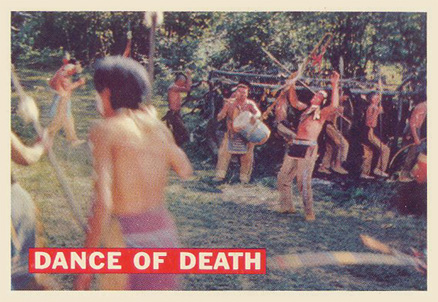 1956 Davy Crockett Orange Dance Of Death #9 Non-Sports Card