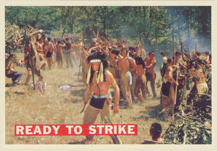 1956 Davy Crockett Orange Ready To Strike #10 Non-Sports Card