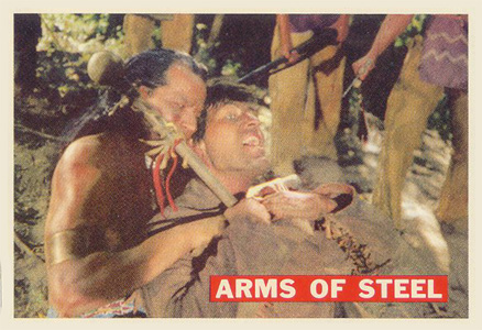 1956 Davy Crockett Orange Arms Of Steel #30 Non-Sports Card