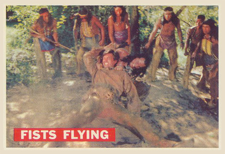 1956 Davy Crockett Orange Fists Flying #31 Non-Sports Card