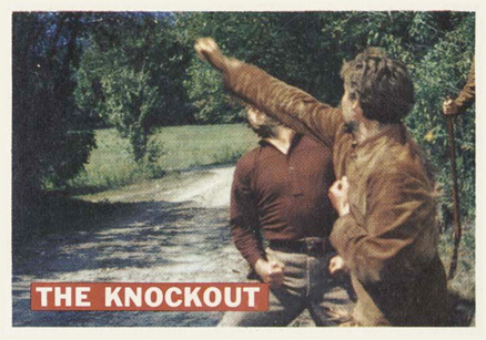 1956 Davy Crockett Orange The Knockout #38 Non-Sports Card