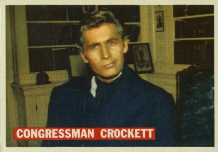 1956 Davy Crockett Orange Congressman Crockett #43 Non-Sports Card