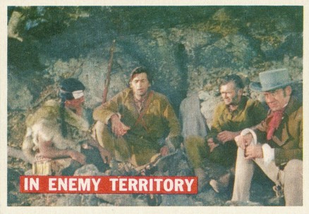 1956 Davy Crockett Orange In Enemy Territory #49 Non-Sports Card