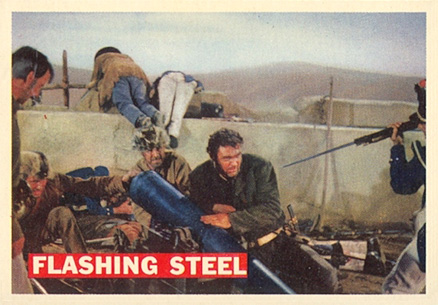 1956 Davy Crockett Orange Flashing Steel #74 Non-Sports Card