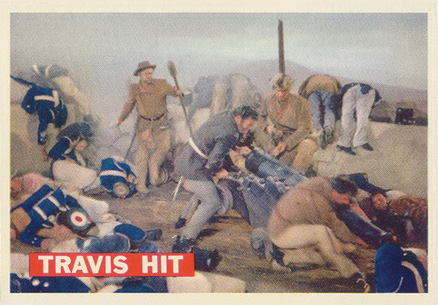 1956 Davy Crockett Orange Travis Hit #75 Non-Sports Card