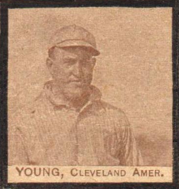 1909 Strip Card Cy Young # Baseball Card