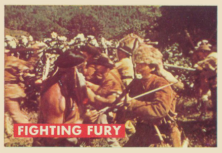 1956 Davy Crockett Green Back Fighting Fury #16A Non-Sports Card