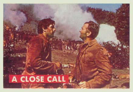 1956 Davy Crockett Green Back A Close Call #22A Non-Sports Card