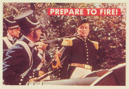 1956 Davy Crockett Green Back Prepare To Fire! #23A Non-Sports Card